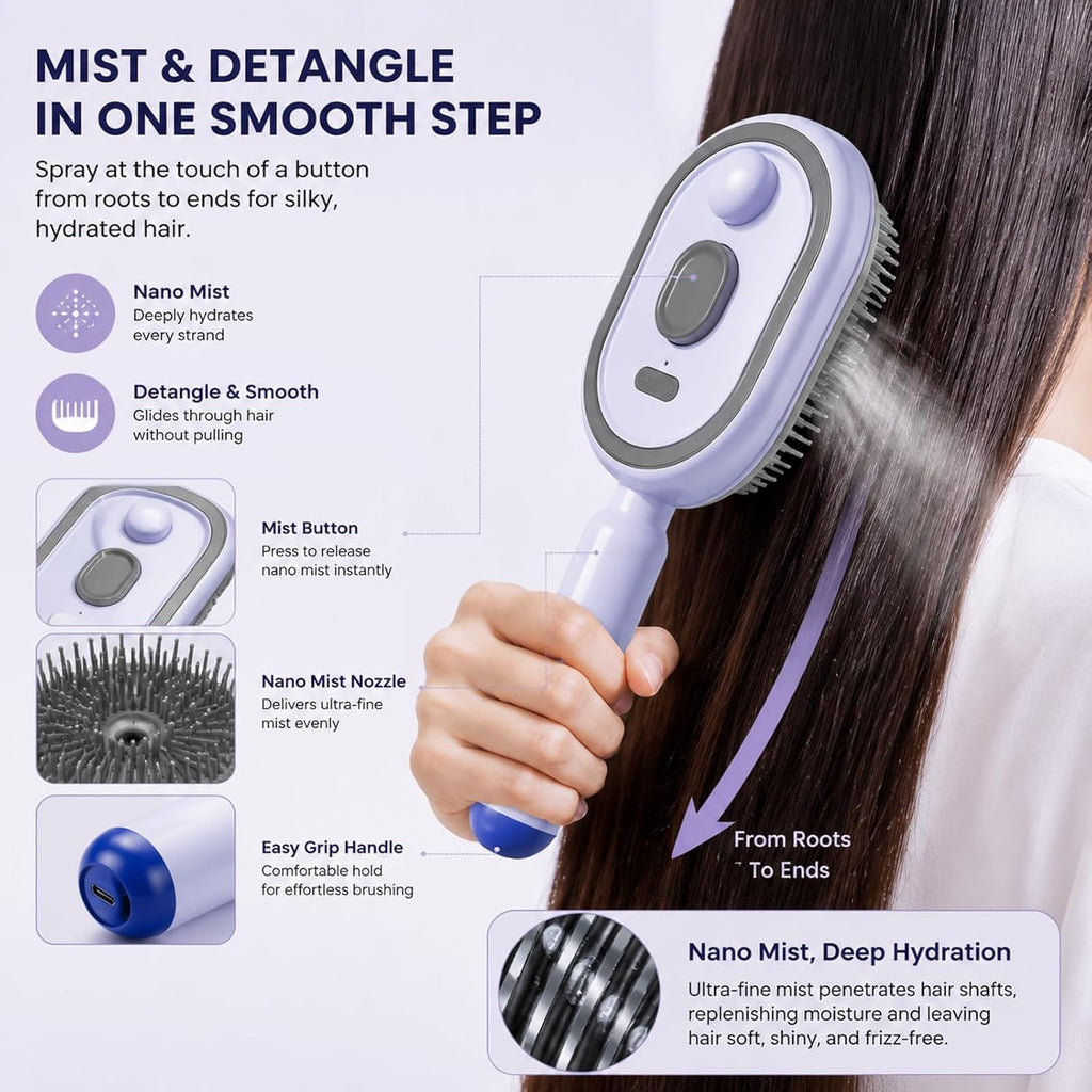 Electric Spray Air-Cushion Comb
