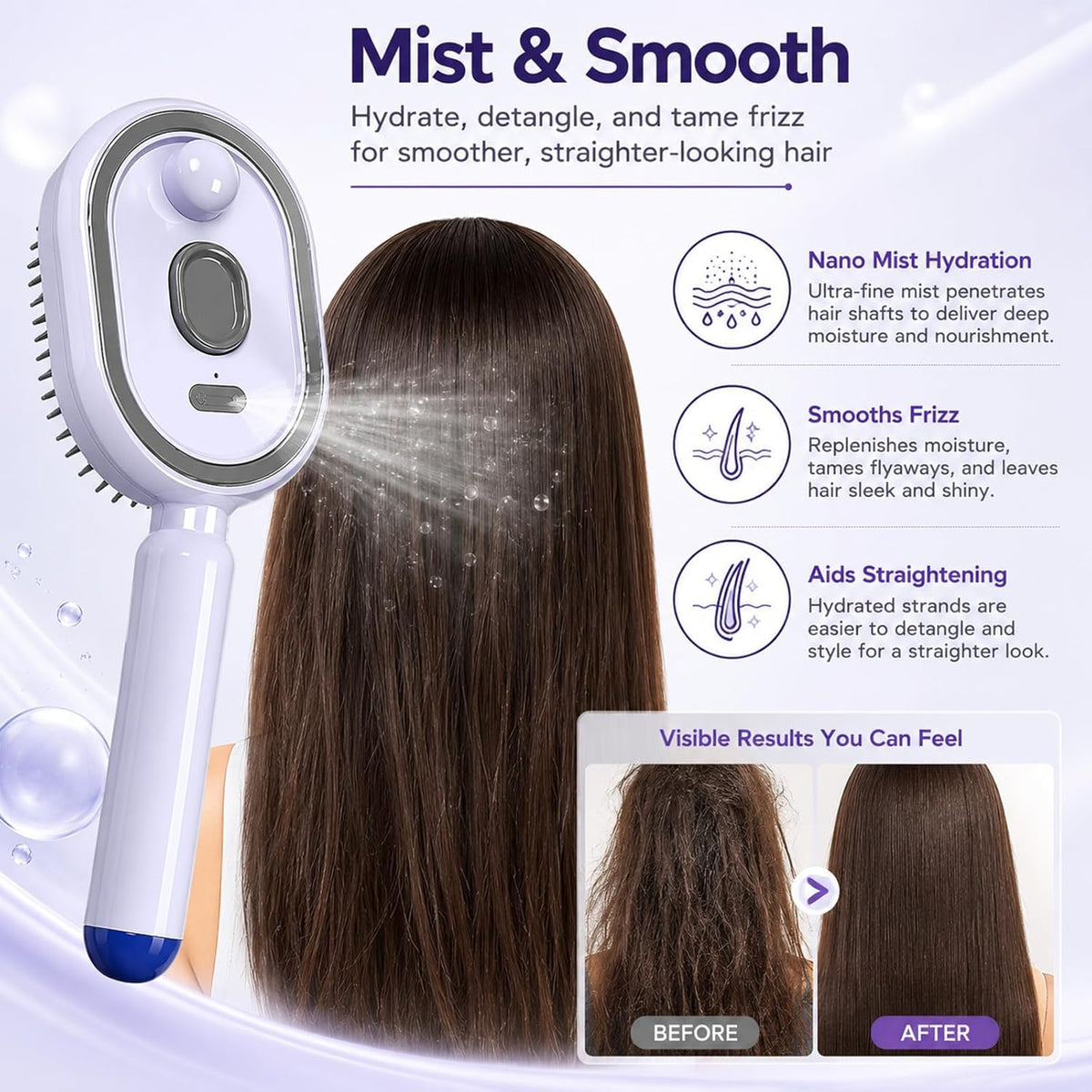 Electric Spray Air-Cushion Comb