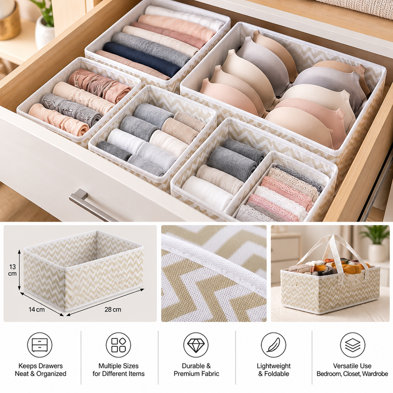 Drawer Organizers - Pack of 6