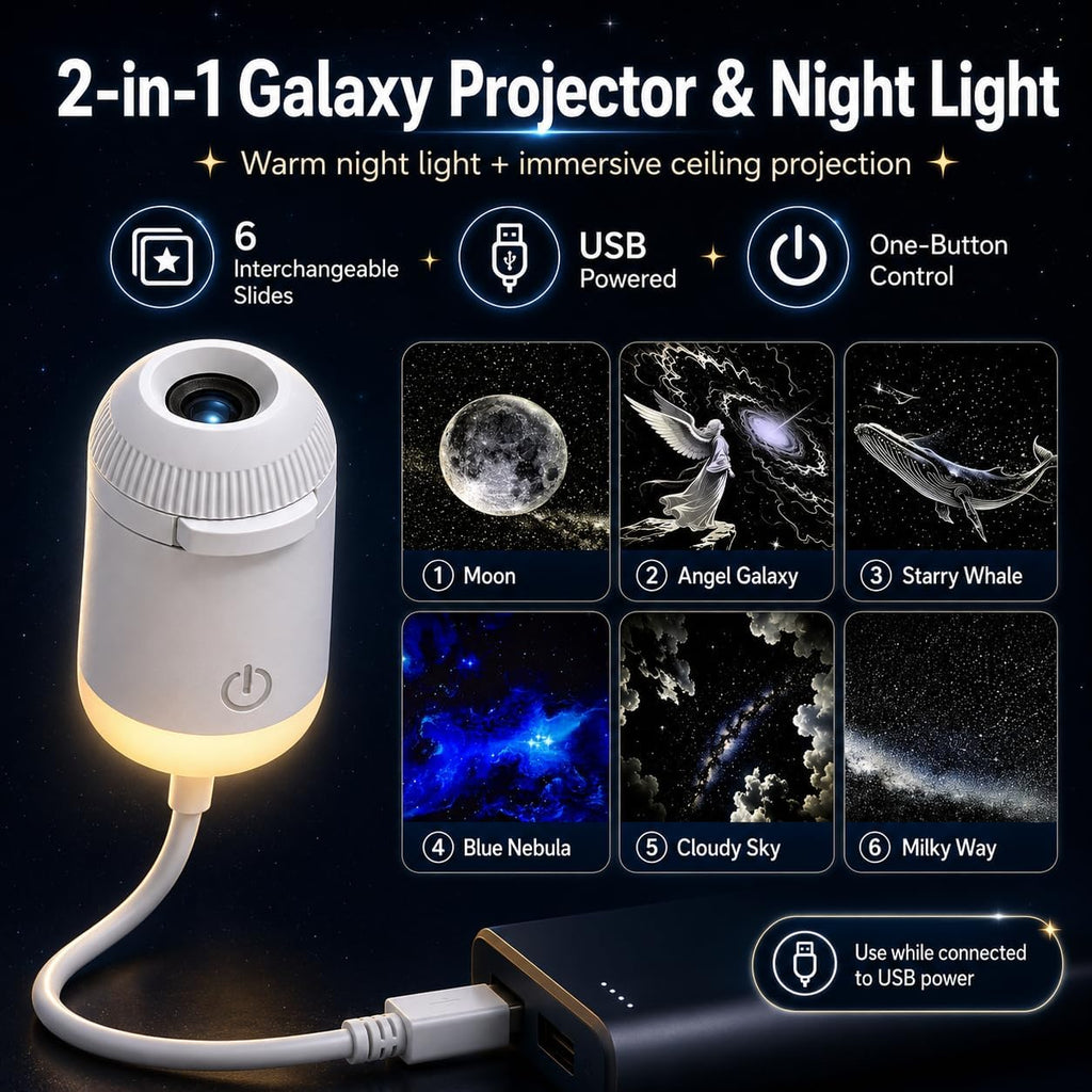 Mini USB Starry Sky Projection Lamp – Hyper Pricer