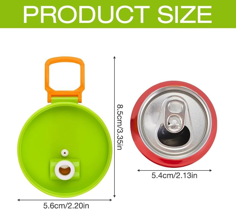 Silicone Can Cap with Straw