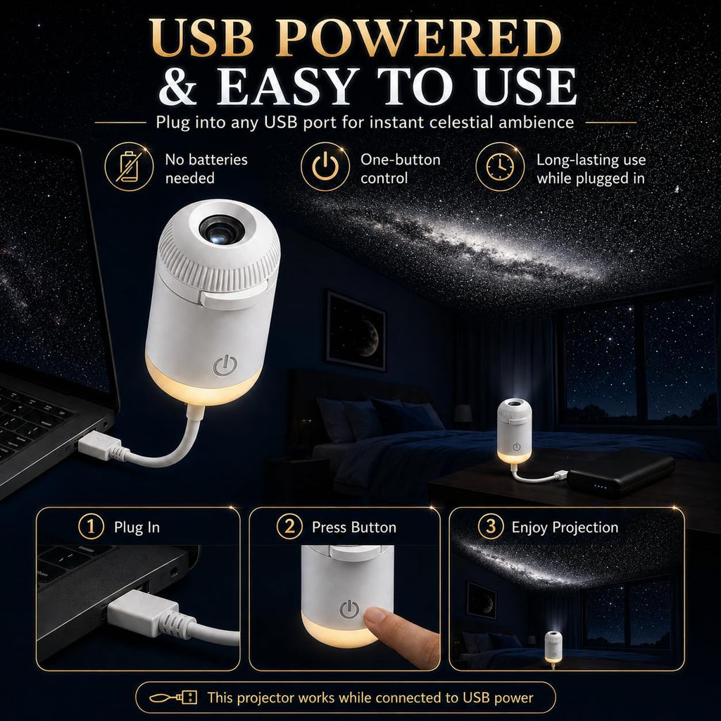 Mini USB Starry Sky Projection Lamp – Hyper Pricer