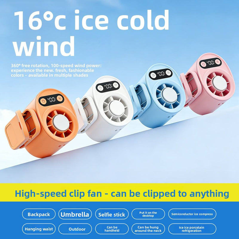 Handheld & Waist-Mounted Fan